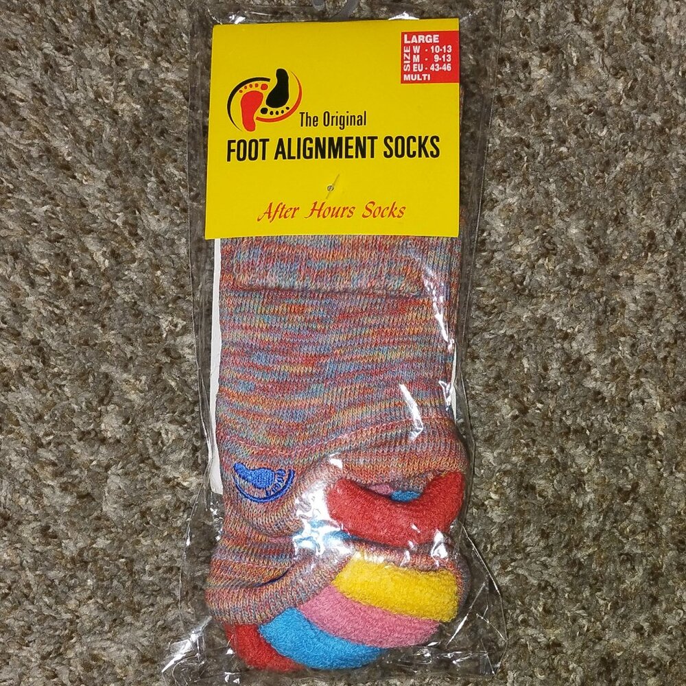 The original Foot Alignment Socks After Hour Socks. Size L. NIP. Retail $29.50.